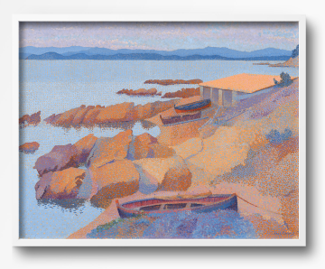 Calanque des Antibois | Coastal Landscape | Henri-Edmond Cross